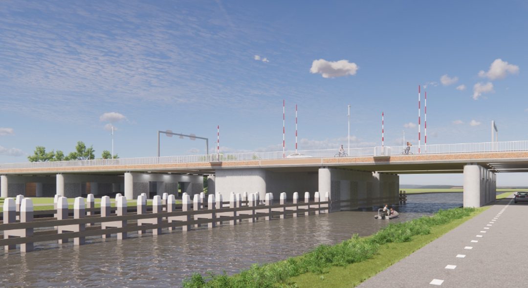 Replacement of viaducts and a bridge on the A44