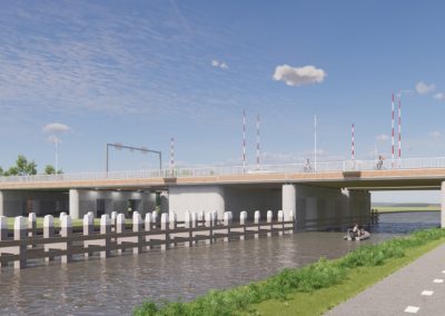 Vervanging van viaducten en brug op de A44